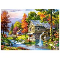 Castorland Old Sutter''s mill 500 pcs, 500 styck, Liggande, 9 År