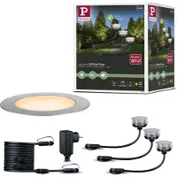 Paulmann P+S Floor Set insect friendly 94722 Belysningssystem Plug&Shine LED-spotlightset, startpaket LED 6 W Guld Silver