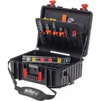 Wiha XL 2 46816 Elektriker, Hantverkare, Lärling, Professionell, VDE Verktygsväska med utrustning 41 delar