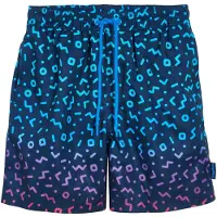 Playshoes Badshorts marinblå / azur / lila / rosa