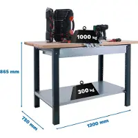 Simonwork (bancos De Trabajo) Bt6 Pro Box Arbetsbänk 865x1200x750 Mm