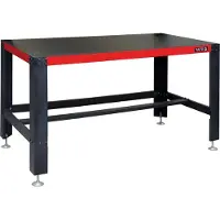 TRIZERATOP YT-08920, Arbetsbänk för metallbearbetning, ABS, Stål, Svart, Röd, 1000 kg, 780 mm, 1500 mm