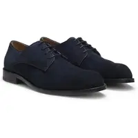 BOSS Derby shoes in soft suede