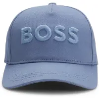 BOSS Kids' cap in cotton twill with embroidered logo