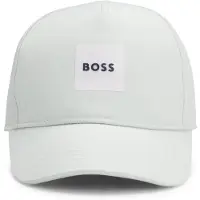 BOSS Kids' cap in twill with logo print
