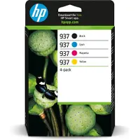 HP 937 - 4-pack - svart, cyan, magenta, gul - original - bläckpatron - för P/N: 403X8B#ABF, 403Y0B#AB5, 537P5B, 53N94B, 5A0S0C, 5A0S0C#778