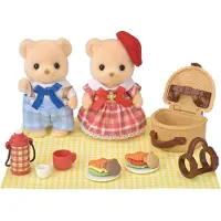 Sylvanian Families - Kex Bear Syster och bror - 5852 - - One Size - Leksaksfigur