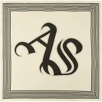 AllSaints Scarf 'Gothic' beige / svart