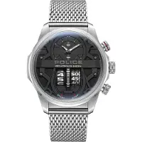 Police Rotorcrom Ss Mesh Rotor Klocka