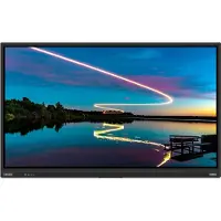 Lenovo ThinkVision T86 - LED-skärm - 86 - stationär - pekskärm - 3840 x 2160 4K @ 60 Hz - VA - 400 cd/m² - 4000:1 - DisplayHDR 10 - 6.5 ms - högtalare - korpsvart