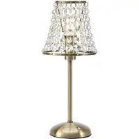 Markslöjd Bordslampa Liora, dimbar, Brun / mässing, Vardagsrum / matsal, Metall, Bordslampa