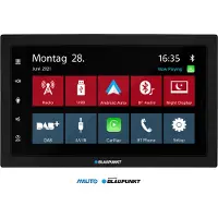 Blaupunkt Rotterdam 600 DAB Bilstereo Apple CarPlay, Android Auto, Integrerat navigationssystem, inkl. fjärrkontroll, inkl. DAB-antenn, Bluetooth