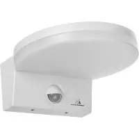Macleans LED-lampa med rörelsesensor, PIR, vit, 15 W, IP65, 1560 lm, neutralvit (4000 K) MCE344 W