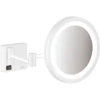 Hansgrohe Sminkspegel AddStoris m/ljus och rund sockel