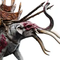 Weta Workshop Sagan Om Ringen: Mûmak I Strid Ministaty 17 Cm