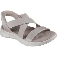 Bonprix Platta sandaler GO WALK FLEX SANDAL GLIMMER UP kvinnor - Beige - 39