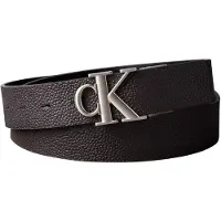 Calvin Klein Reversible Leather Monogram Logo Belt