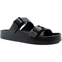 Calvin Klein Pantolette 'Double Strap EVA' svart