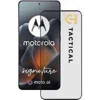 Tactical Motorola Signature Glass Shield 5D skärmskydd av härdat glas - svart kant