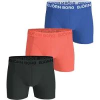 Björn Borg Cotton Stretch Boxers 3-pack Blå, S