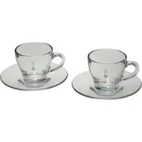 Bialetti Cappuccino kopp i glas, 2 st. à 165 ml