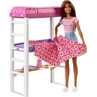 Mattel Doll & Furniture Set Loftsng med transformerande vningssngar