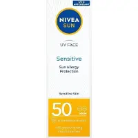 Nivea Sun Sensitive ansiktskräm för känslig hud SPF50, 50 ml