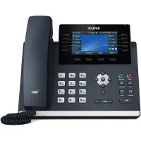 Yealink SIP-T46U - VoIP-telefon med nummerpresentation - 3-riktad samtalsförmåg - SIP, SIP v2 - 16 rader - klassiskt grå