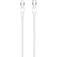 Gear Kevlar cable PRO USB-C to Lightning 1.5m Kevlar cable with Metalhousing White