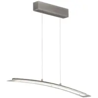 FISCHER&HONSEL GMBH Hänglampa Mavero, dimbar, Aluminium / grå / zink, Vardagsrum / matsal, Metall, Modern, Pendellampa