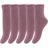 Minymo Strumpor - 5-pack - Mörkt Orchid - - 35/38 - Strumpor