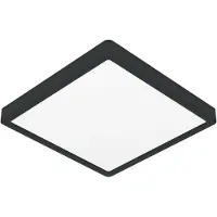 Eglo connect Smart taklampa Fueva 6-Z, dimbar, Svart, Vardagsrum / matsal, Syntetmaterial, Modern, Smarta hem taklampa