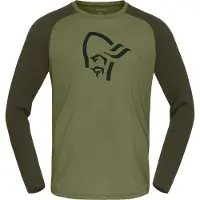 Norrøna - Underställ - Femund Pureull Long Sleeve M Loden Green för UnisexUll - Storlek M - Grön