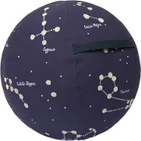 Ferm Living Puff - 50 cm - Stjärnbilden - Dark Blue - - One Size - Puff