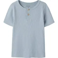 Name it T-shirt - Rib - Noos - NmmKab - Blue Dimma - - 5 år (110) - T-shirt