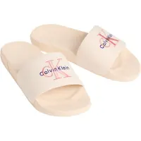 Calvin Klein Canvas Contoured Logo Sliders