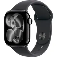 Apple Watch Series 11 GPS+Cellular 42mm Aluminium Jet Svart MF854 M/L Svart Sportband