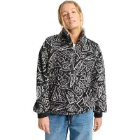 Billabong Time Off Fleece Half-Zip Fleecetröja black pebble, S