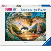 Ravensburger Delfinens Hjärtats Språng 1000p (12001711) Pussel
