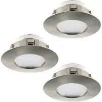 Eglo PINEDA infälld sats Ø78 3x4,9W 1380LM IP44 BS