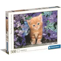 Clementoni High Quality Collection - Ingefärafärgad katt - pussel - 500 delar