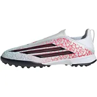 Adidas F50 League Laceless Tf Lamine Yamal - Vit/svart/lucid Red Barn - Turf (Tf), storlek 30