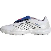 Adidas Predator League Fold-over Tongue TF Icon Takeover - Vit/Silver/Royal Blå - Turf (TF), storlek 44