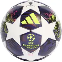 Adidas Fotboll Champions League Final 2025/26 Budapest Mini - Lila/vit/gul/rosa, storlek Ball SZ. 1
