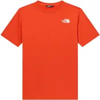 The North Face - För barn under 6 år - Teen New 24/7 SS Tee Lava Red för Unisex - Barnstorlek L - Röd