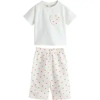Next Pyjamas 'Valentine' röd / vit