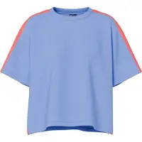 Pieces Sweatshirt 'PCCHILLI' himmelsblå / korall