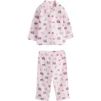 Next Pyjamas mocka / magenta / ljusrosa / vit