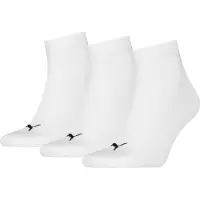 Puma Ankelstrumpor - 3-pack - Quarter Plain - Vit - - 35/38 - Strumpor