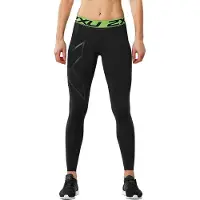 2XU Refresh Recovery Compression Dam Svart/Gröna Tights